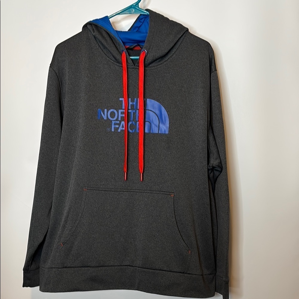 The North Face gray hoodie, XL